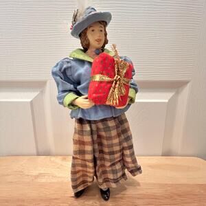 Possible Dreams-Caroler — Blue Jacket with Checkered Skirt (Female) # 713337
